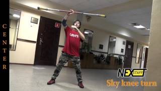 Фаер-шоу. Уроки Шест (Spin Staff) стиль CENTER - Sky knee turn Фаер-шоу. Уроки Шест (Spin Staff) стиль CENTER - Sky knee turn