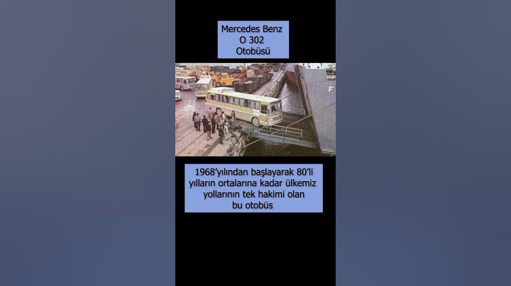 Mercedes Benz O 302 Otobüsü Piyasaya Çıkıyor.  #tarihiaraclar  #otomarsan  #o302
