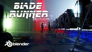 Blade Runner 2049 in Blender: Build This Cyberpunk Scene Step-by-Step!