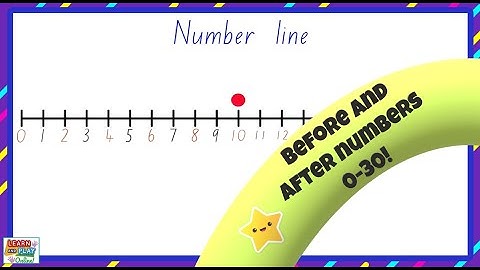 Before and After Numbers 1-30