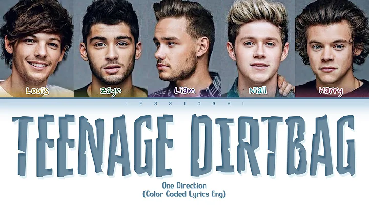 One Direction - Teenage Dirtbag (Color Coded Lyrics Eng)