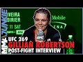 Gillian Robertson not holding a grudge against Priscila Cachoeira for eye gouge during UFC 269