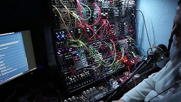 Eurorack modular - Sunday night patching session - doing some experiments