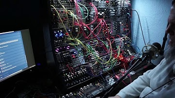 Eurorack modular - Sunday night patching session - doing some experiments