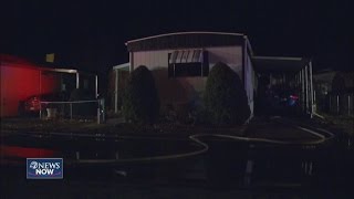 Dog dies in Aurora mobile home fire