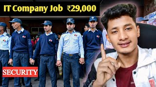 Bengaluru IT Company Guard Job 2025 💼 | ₹29,000 + Free Room | Jaguar Hiring 🚨