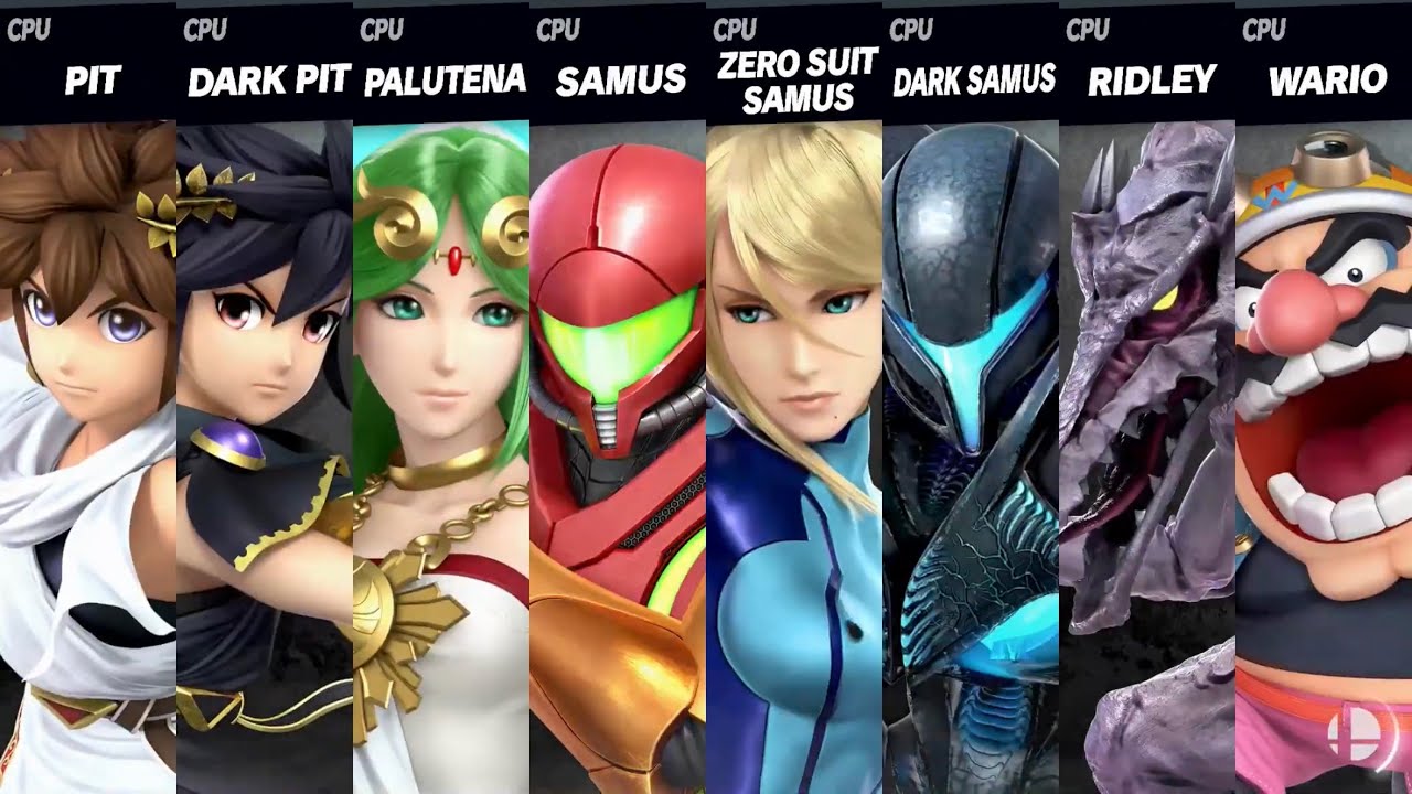 Super Smash Bros. Ultimate - Kid Icarus + Metroid + Wario Stamina Elimination Tournament