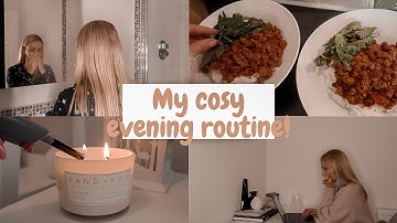 FALL EVENING ROUTINE! cosy & realistic after my 9-5! 🥰