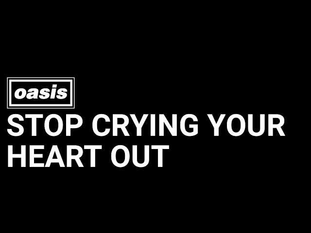 Oasis - Stop Crying Your Heart Out [Karaoke Lower Key] class=