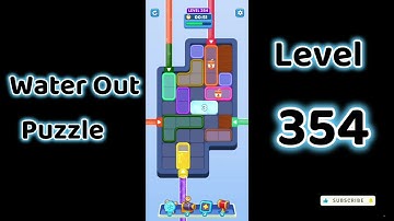 Water Out Puzzle Level 354 Walkthrough 💧 | Step-by-Step Solution | SolutionGuruji
