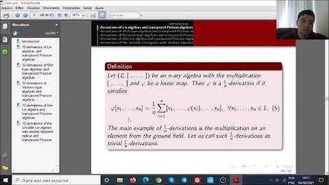 (0007) 1/2-derivations of Lie algebras and transposed Poisson algebras (presentation)