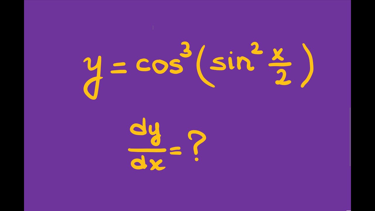 Zincir kuralı, trigonometrik türevler