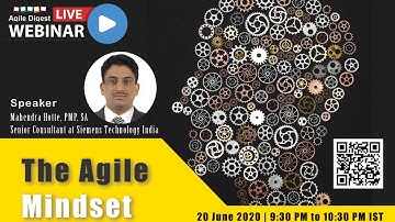 Live : Webinar - Agile Mindset