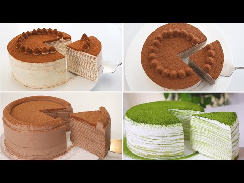 3 Delicious cakes without oven! Melt in your mouth! Tiramisu, Chocolate, Green tea