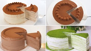 3 Delicious cakes without oven! Melt in your mouth! (Tiramisu, Chocolate, Green tea)
