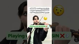 playing with no rosin on my bow #classicalmusician #violin #practice #violinstudents #violinteacher