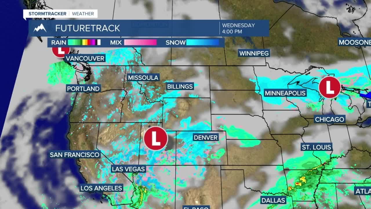 Snow showers return Thursday and Friday - YouTube