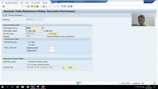 63 - ABAP Dictionary - Table Maintenance Generator Events Part1