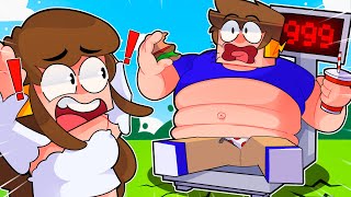MARCELO FICOU GORDO no MINECRAFT