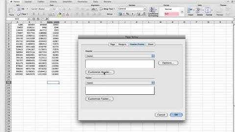 How to Insert Excel Page Numbers
