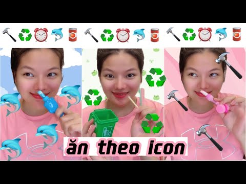 Video Ăn theo ICON mà nó LẠ lắmmm...???????????? đồng hồ, thùng... - youtube