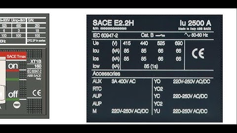 طريقة التوصيف الصحيح ل circuit breaker
