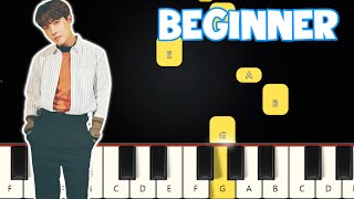 BTS - Airplane PT 2 | Beginner Piano Tutorial | Easy Piano