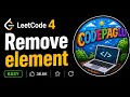 LeetCode 27: Remove Element | Simple Explanation + Code||Day 4 Coding Journey 🔥