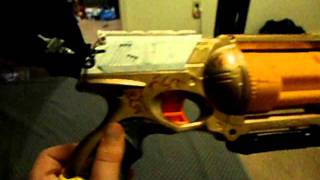 nerf maverick steampunk gun