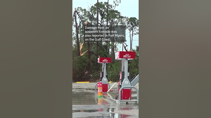 Milton Triggers Tornadoes  Across Florida Ahead of Landfall