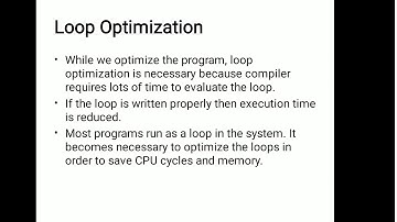 Lecture 3: Loop Optimization