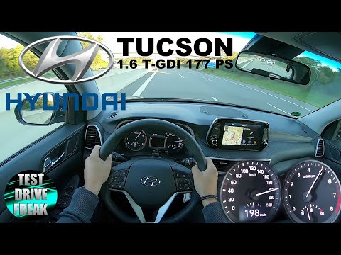 2020 Hyundai Tucson 1.6 T-GDI FWD 177 PS TOP SPEED AUTOBAHN DRIVE POV