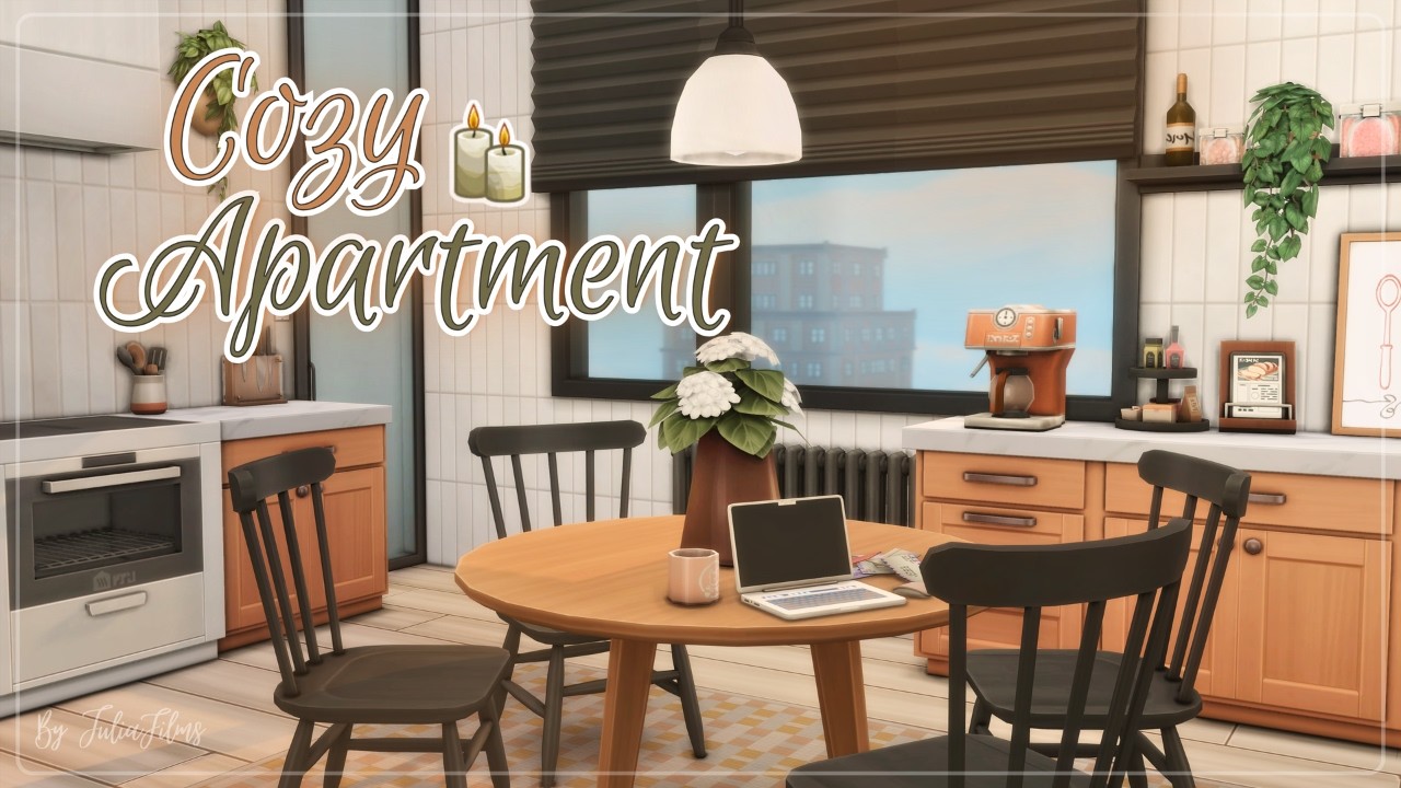 Уютная квартира🧡│Строительство│Cozy Apartment│SpeedBuild│NO CC [The Sims 4]
