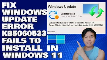 Resolve KB5060533 Installation Issues in Windows 10
