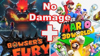 Bowsers Fury Super Mario 3D World Full Game No Damage 100% Walkthrough