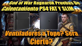 😱😱God of War Ragnarok Pruebas De Calentamiento PS4 FAT Y SLIM😱😱.