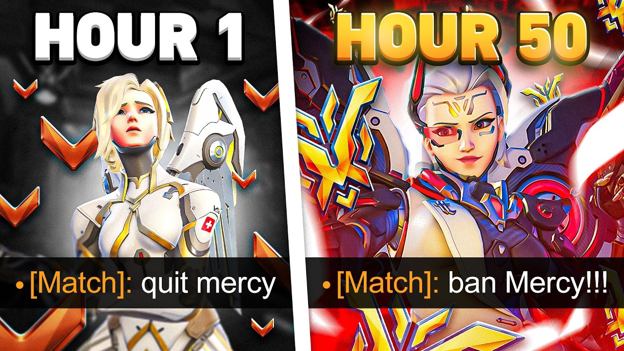 I Spent 50 HOURS Learning Mercy To Prove She's The WORST Healer