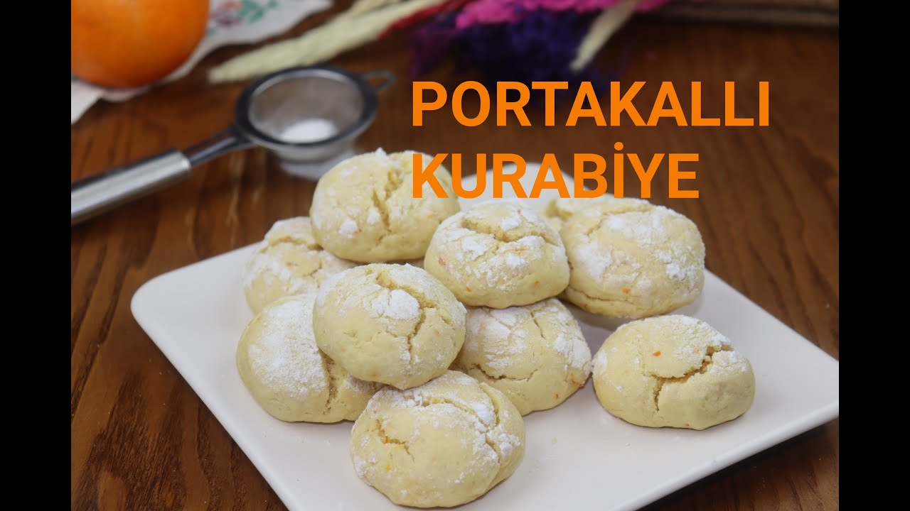 Portakallı Anne Kurabiyesi Tarifi/PASTANE USULÜ Bayatlamayan Portakallı