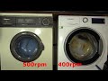 Spin Race No.265 : Old vs New Hotpoint washing machine