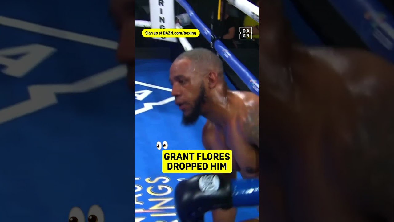 Grant Flores dropped him!!! 