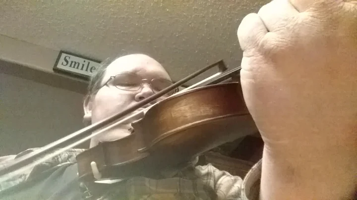 First time in four years playing fiddle again