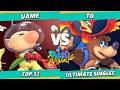 DELTA×Seibugeki Open - uame (Olimar) Vs. TG (Banjo Kazooie) Smash Ultimate - SSBU