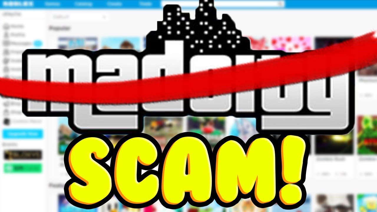 EXPOSING MAD CITY'S *SECRET* ROBUX SCAM... (Roblox) - 