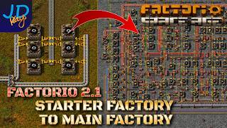 Starter Factory to Main Factory ⚙️ Factorio Space Age 2.1 🚀  Ep02 🏭 Guide to Megabasing