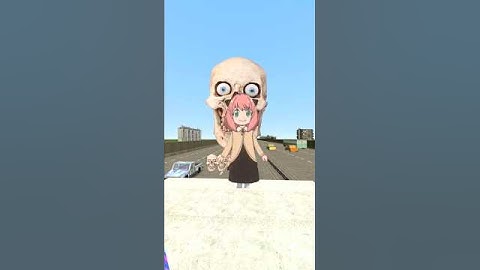 Skull And Anya Chasing On Road Nextbot Gmod