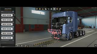 ETS2 Scania NG tow weight with integrated Open version Hypro bullbar