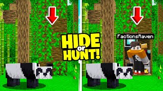 making an 'invisible' Jungle Base in Minecraft! (Hide or Hunt)