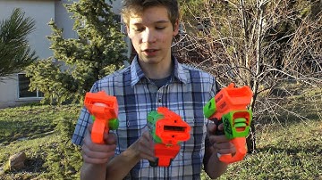 Nerf Proton vs Ripshot vs Ricochet Comparison