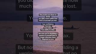 Toxic relationships wear you down slowly. Healing is rebuilding yourself intentionally 🤍