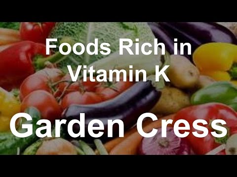 Foods Rich in Vitamin K - Garden Cress